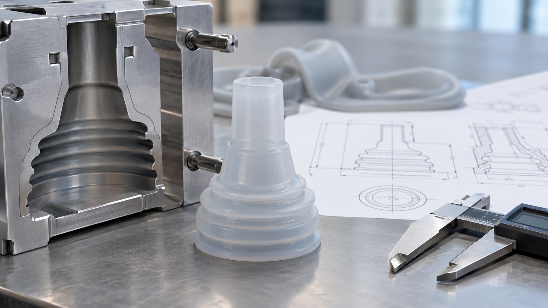 Cross-section comparison of a sharp plug root corner versus a smooth radius blend that relieves stress