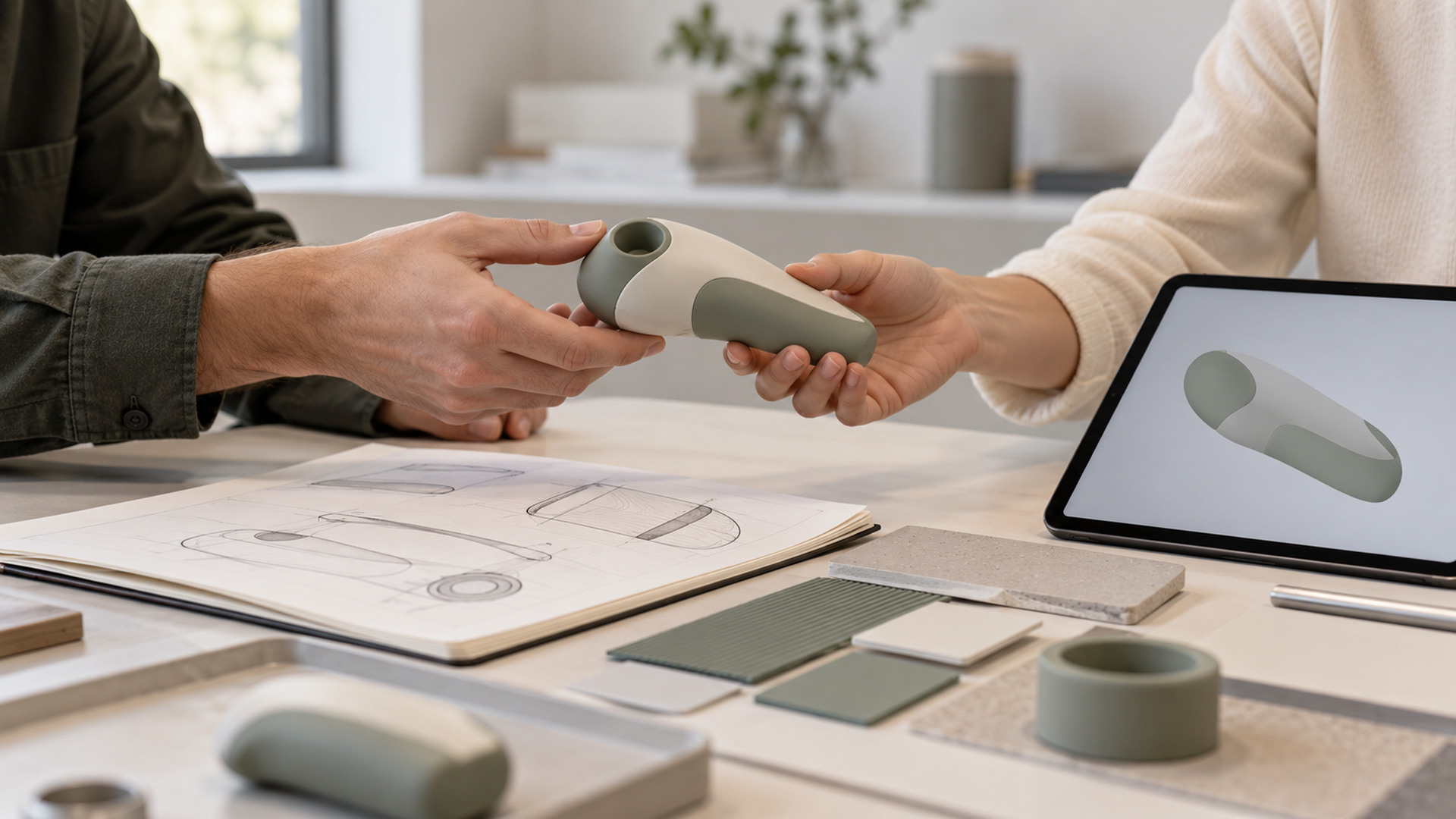 How should a design consultancy hand off a silicone project for manufacturing?