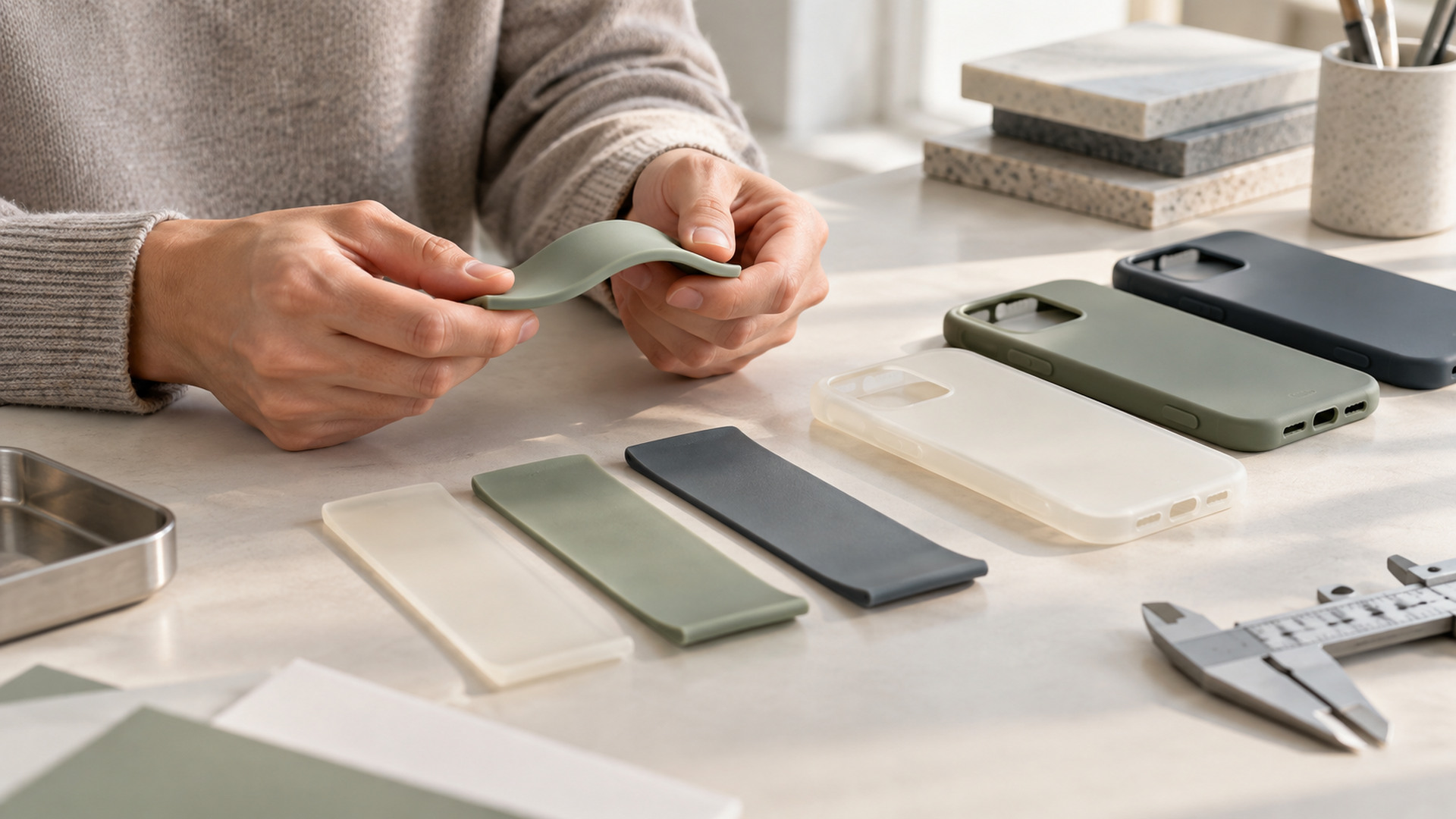 How should I choose between silicone, TPE and TPU for my application?